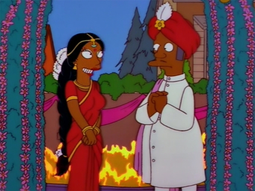 What was your favorito! wedding from the series? - los simpson - fanpop Simpsons Apu Wedding